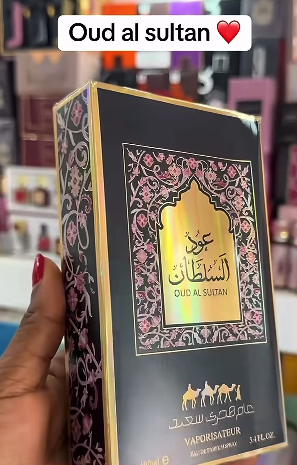 Oud Al Sultan Eau de Parfum Spray – 100ml / 3.4 Fl. Oz | Unisex Oriental Fragrance